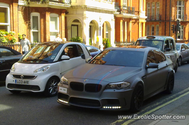 BMW M5 spotted in London, United Kingdom