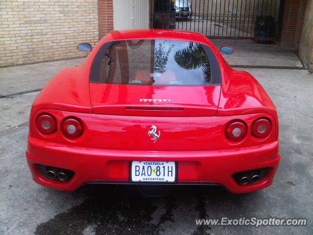 Ferrari 360 Modena spotted in Caracas, Venezuela