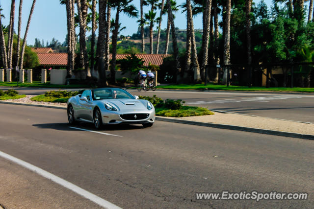 Ferrari California spotted in Rancho Santa Fe, California