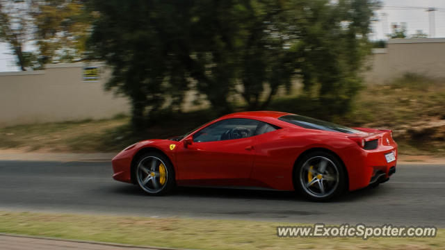 Ferrari 458 Italia spotted in Bryanston, South Africa