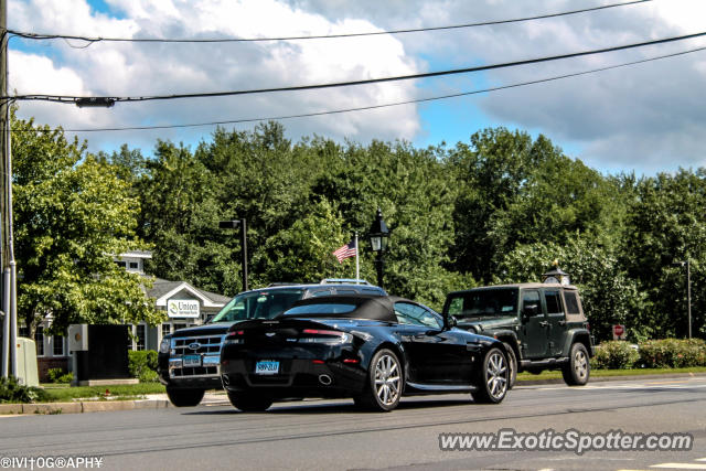 Aston Martin Vantage spotted in Ridgefield, Connecticut