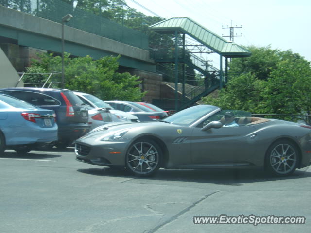 Ferrari California spotted in Greenwich, Connecticut