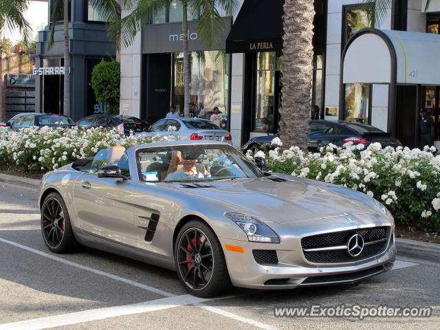 Mercedes SLS AMG spotted in Beverly Hills, California