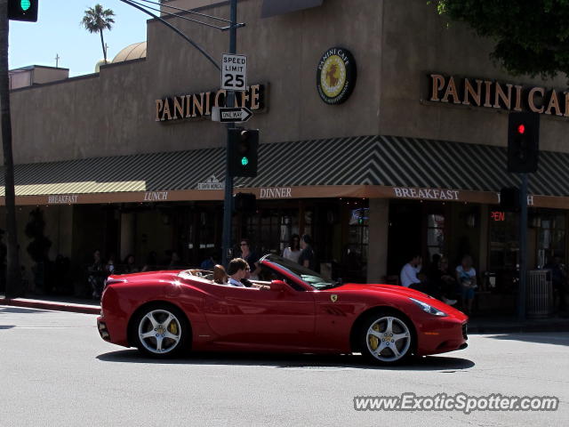 Ferrari California spotted in Beverly Hills, California