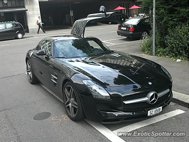 Mercedes SLS AMG spotted in Zurich, Switzerland