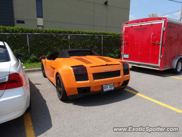 Lamborghini Gallardo spotted in Quebec, Canada