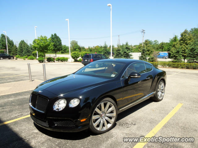 Bentley Continental spotted in Lake Zurich, Illinois