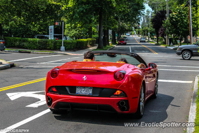 Ferrari California spotted in Greenwich, Connecticut