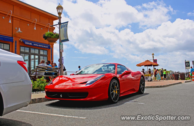 Ferrari 458 Italia spotted in Long Branch, New Jersey