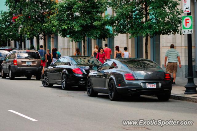 Bentley Continental spotted in Boston, Massachusetts