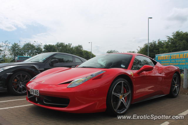 Ferrari 458 Italia spotted in Edinburgh, United Kingdom