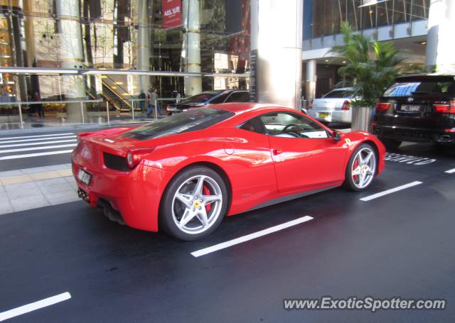 Ferrari 458 Italia spotted in Sydney, Australia