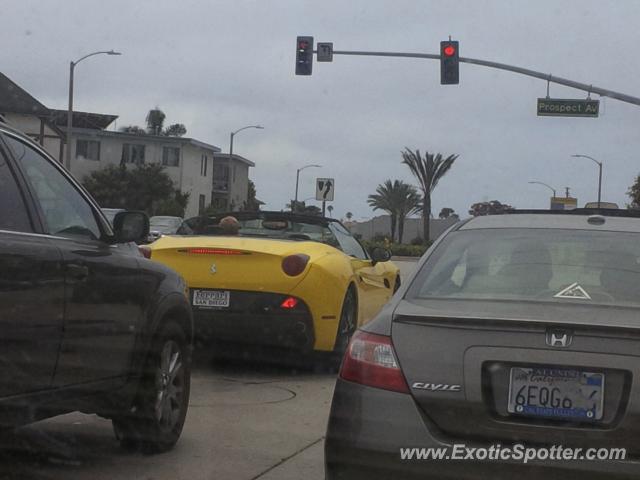 Ferrari California spotted in Torrance, California