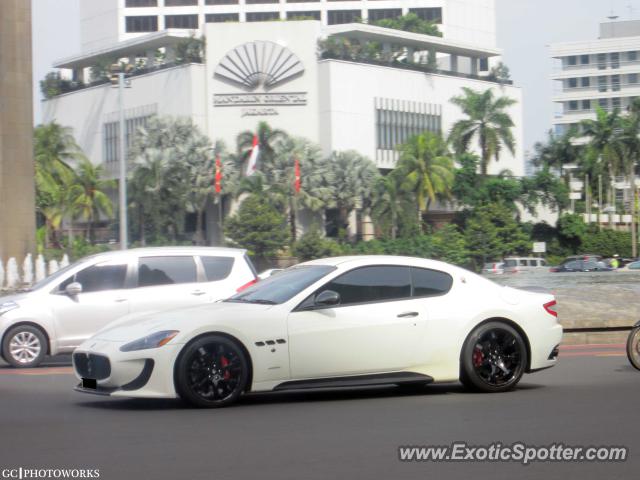 Maserati GranTurismo spotted in Jakarta, Indonesia