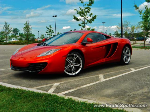 Mclaren MP4-12C spotted in Dedham, Massachusetts