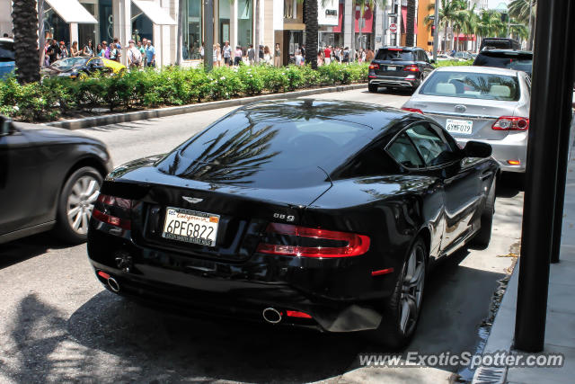 Aston Martin DB9 spotted in Beverly Hills, California