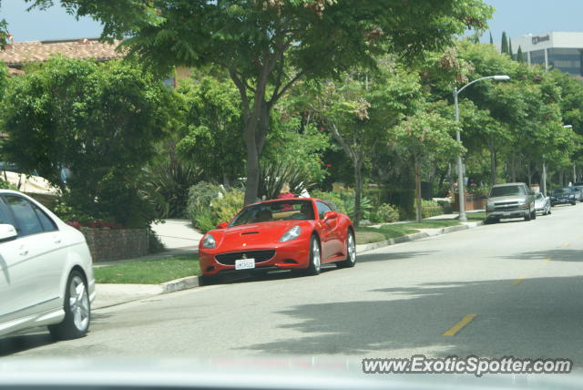 Ferrari California spotted in Beverly Hills, California