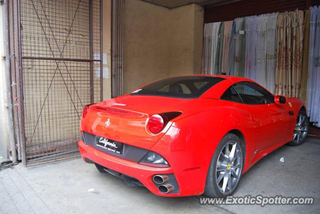 Ferrari California spotted in Pasay city, Philippines