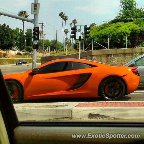 Mclaren MP4-12C spotted in Riverside, California