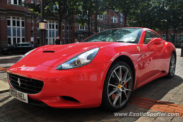 Ferrari California spotted in Leeds, United Kingdom