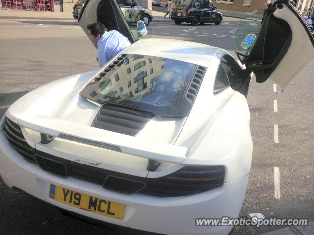 Mclaren MP4-12C spotted in London, United Kingdom