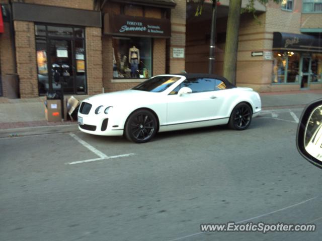 Bentley Continental spotted in Burlington, Canada