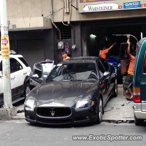 Maserati Quattroporte spotted in Quezon city, Philippines