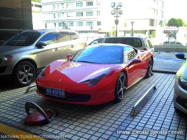 Ferrari 458 Italia spotted in Shanghai, China