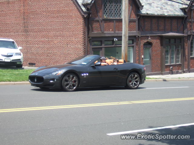 Maserati GranCabrio spotted in Greenwich, Connecticut