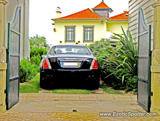 Maserati Quattroporte spotted in Cascais, Portugal