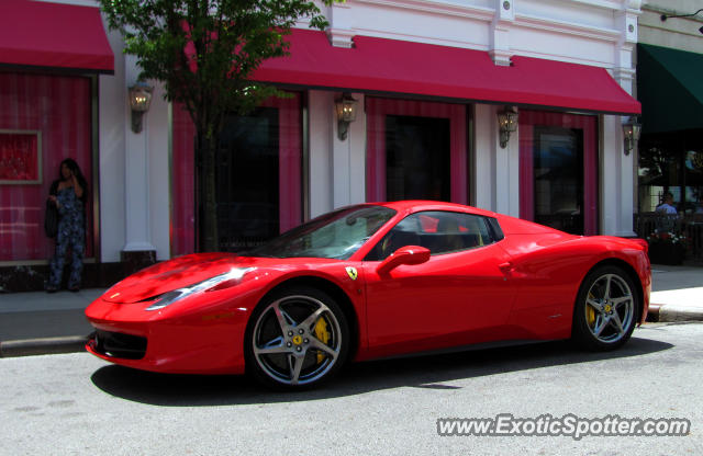 Ferrari 458 Italia spotted in Columbus, Ohio