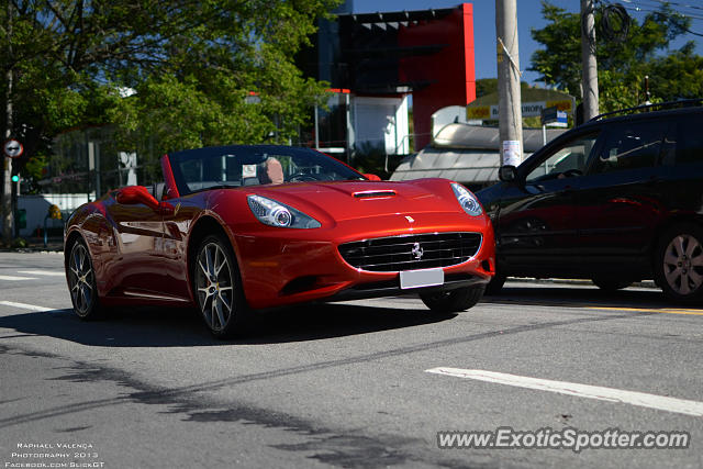 Ferrari California spotted in Sao Paulo, Brazil