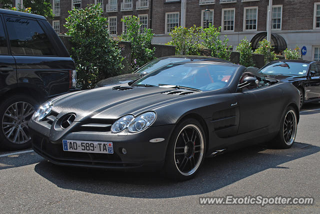 Mercedes SLR spotted in London, United Kingdom