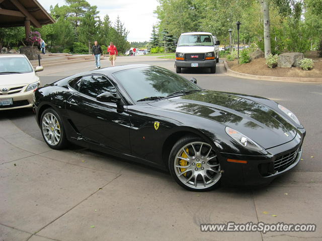 Ferrari 599GTB spotted in Sunriver, Oregon