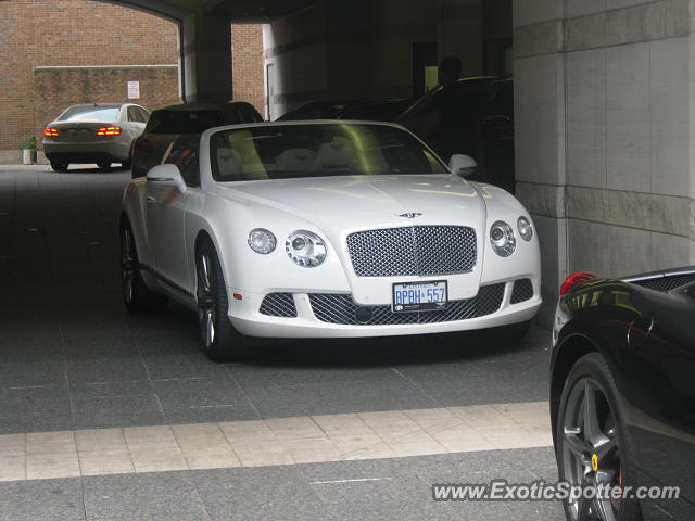 Bentley Continental spotted in Toronto, Canada