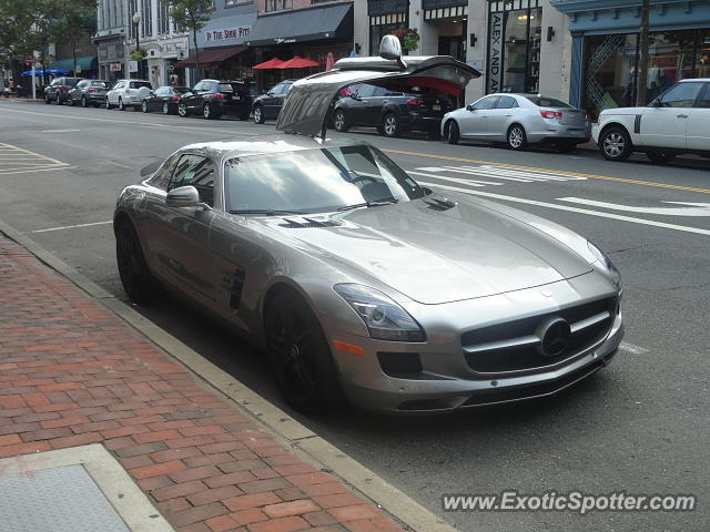 Mercedes SLS AMG spotted in Red Bank, New Jersey