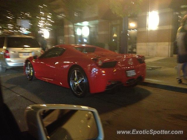 Ferrari 458 Italia spotted in Toronto, Canada