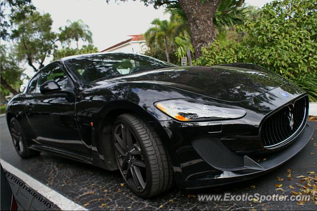 Maserati GranTurismo spotted in Coral Gables, Florida