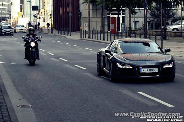 Audi R8 spotted in Frankfurt, Germany