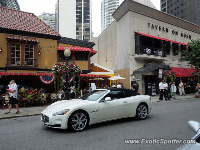 Maserati GranCabrio spotted in Chicago, Illinois