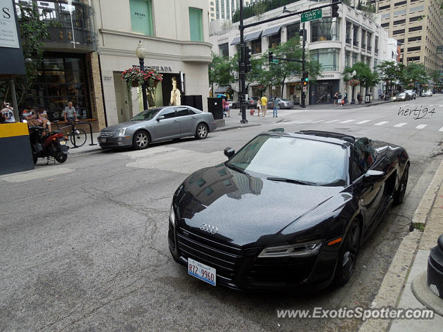 Audi R8 spotted in Chicago, Illinois