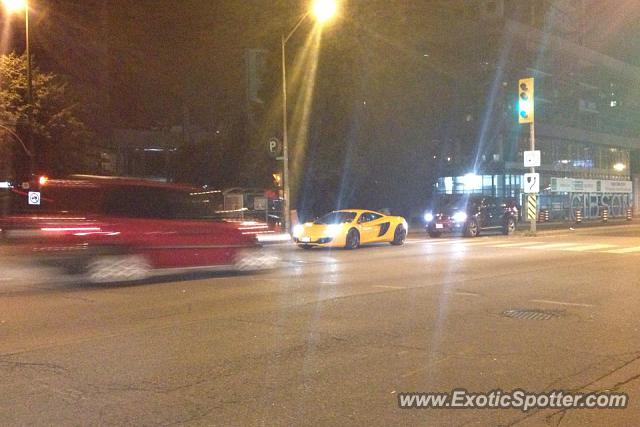 Mclaren MP4-12C spotted in Toronto, Canada