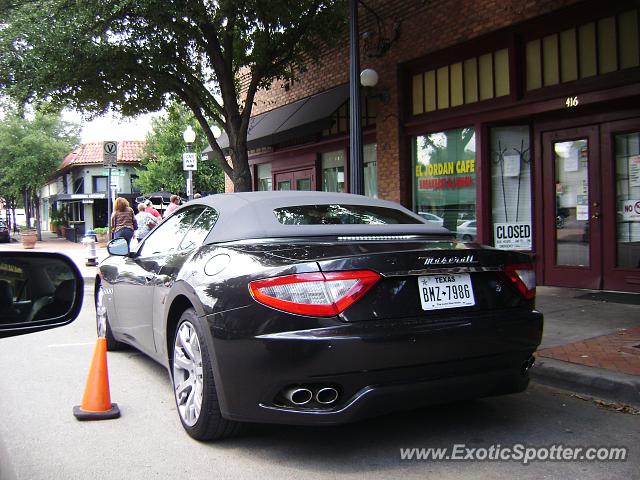 Maserati GranCabrio spotted in Dallas, Texas