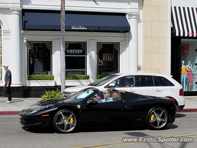 Ferrari 458 Italia spotted in Beverly Hills, California