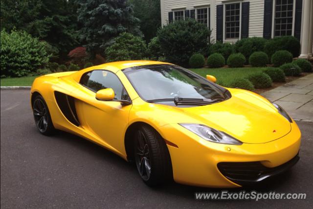 Mclaren MP4-12C spotted in Fairfield, Connecticut