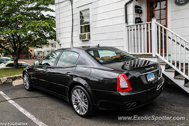 Maserati Quattroporte spotted in New Canaan, Connecticut