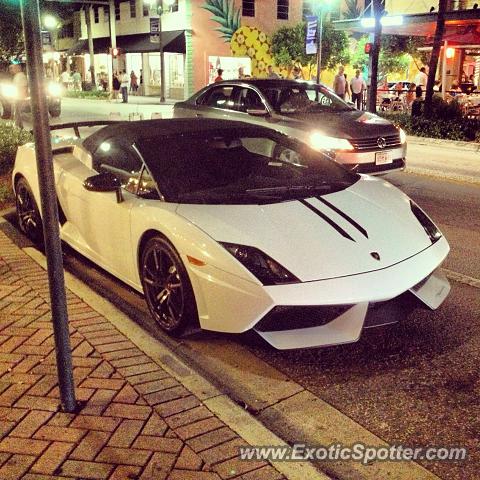 Lamborghini Gallardo spotted in Delray Beach, Florida