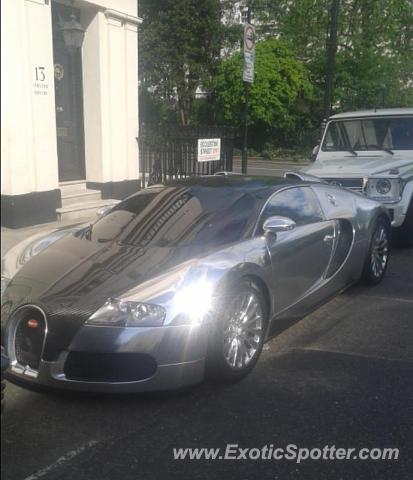 Bugatti Veyron spotted in London, United Kingdom