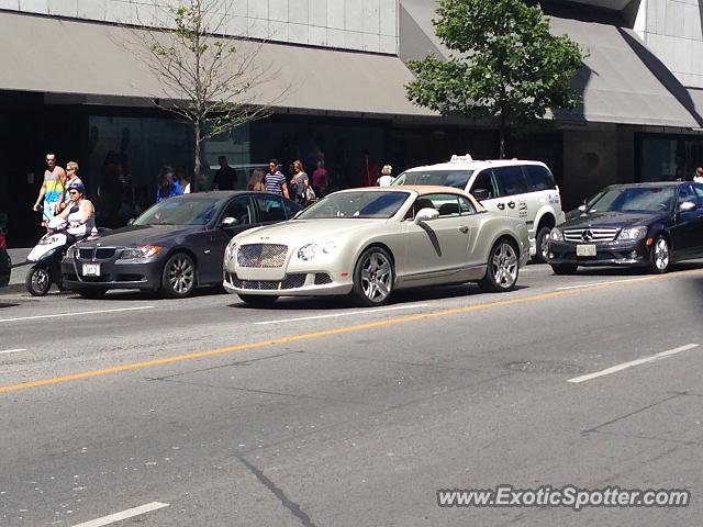 Bentley Continental spotted in Toronto, Canada