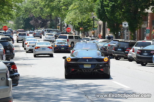 Ferrari 458 Italia spotted in Greenwich, Connecticut